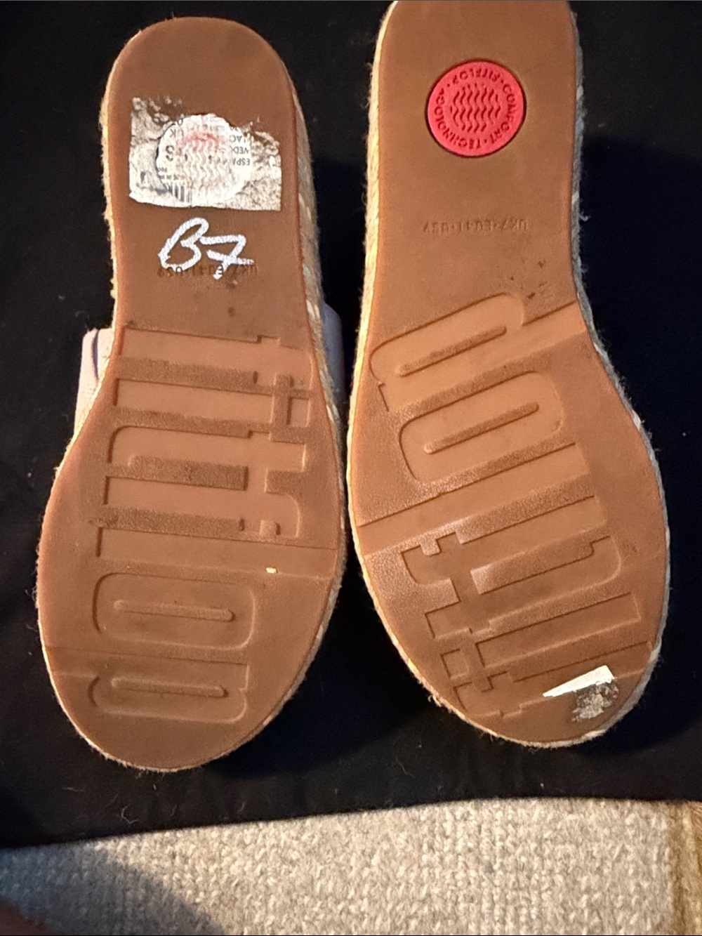 Fitflop Pale Beige Slide Mules - Picture 5 of 15